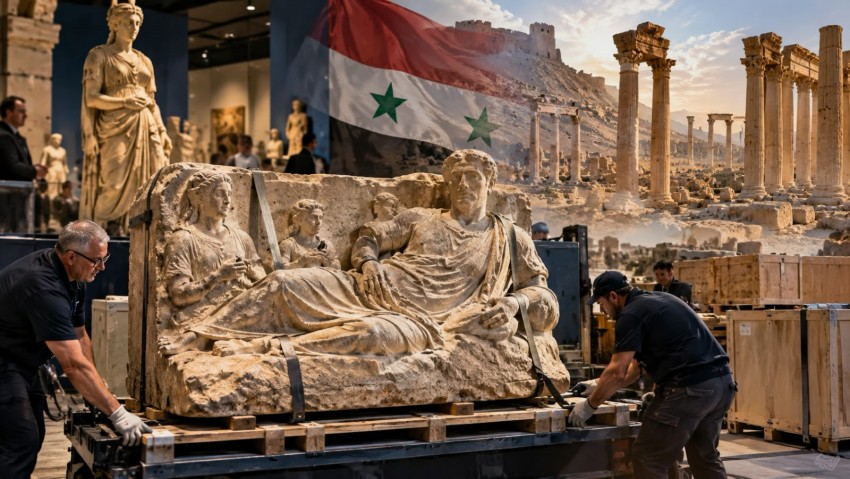 36 Artefak Kuno yang Dicuri Dikembalikan AS ke Suriah, Termasuk Peninggalan Palmyra