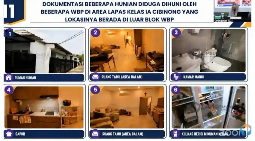 Soal Temuan Ombudsman di Lapas Cibinong, Ditjenpas Jabar: Itu Rumah Dinas Jabatan