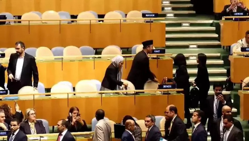 Delegasi Indonesia Ikut Walk Out, Sesaat Sebelum Netanyahu Pidato di Sidang PBB