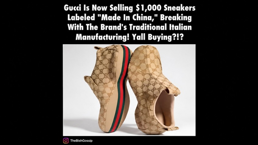 Gucci Rilis Sneaker 'Made in China', Langgar Tradisi Manufaktur Italia