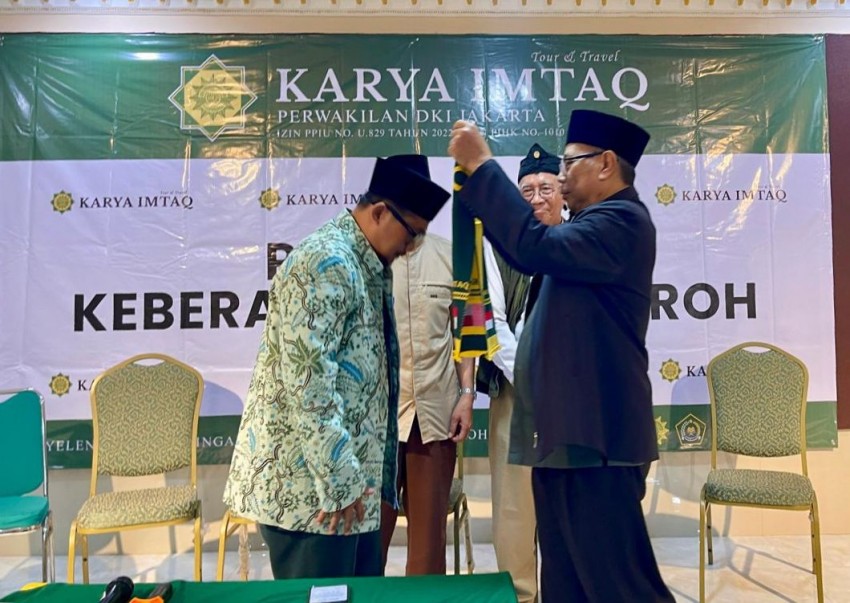 Lepas Jamaah Umrah Karya Imtaq, Ustaz Sofyan Munawar: Luruskan Niat dan Jarum Hati