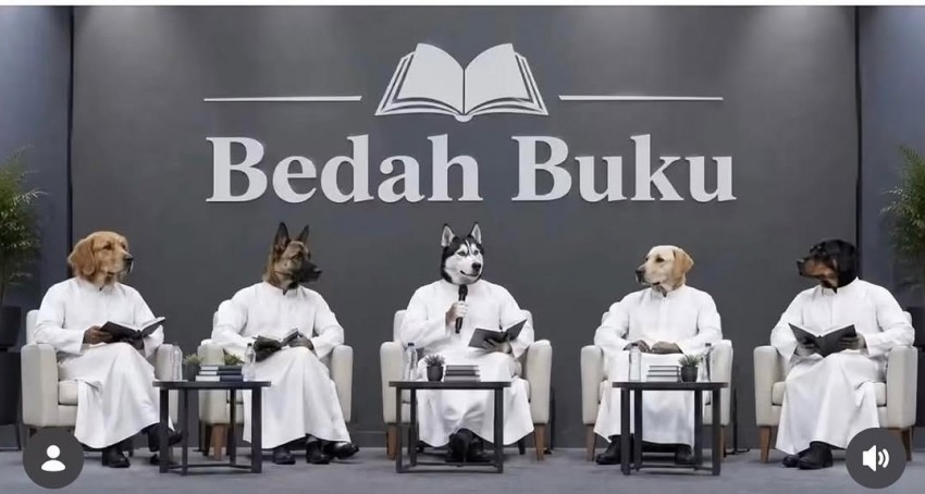 UAH Buka Suara soal Unggahan Bedah Buku dengan Pembicara Berwajah Anjing