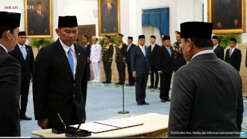 Prabowo Lantik Kristomei Sianturi Pimpin BNPB, Satyawan Pudyatmoko Jadi Kepala BPGMN