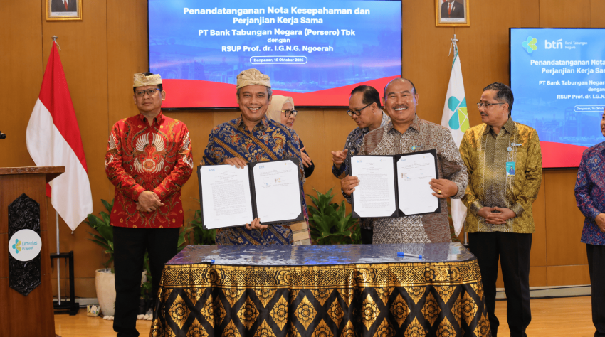 BTN dan RSUP Ngoerah Kolaborasi Kembangkan Layanan Wellness dan Wisata Medis di Bali