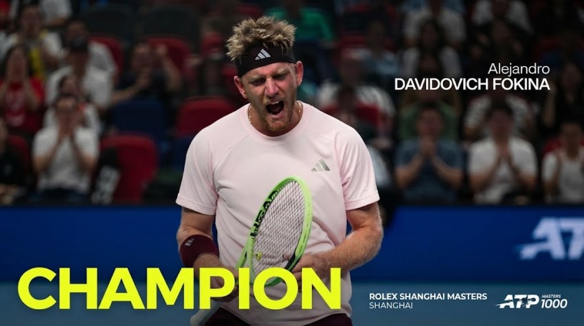 Davidovich Fokina Kembali Bangkit, Tumbangkan Jodar Untuk Rebut Juara Shanghai Open dan Hadiah 19,8 Miliar