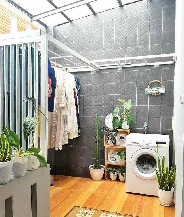 Ide Pojok Laundry Menarik agar Semangat Mencuci di Rumah