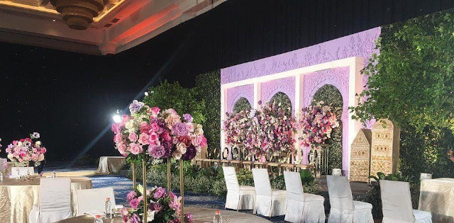 Intip Tema Serba Ungu di Pengajian Lesti Kejora dan Rizky Billar