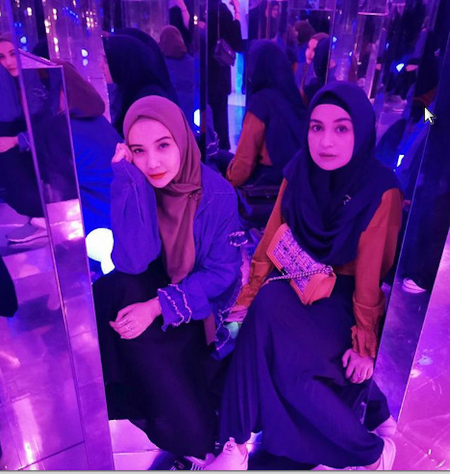Zaskia dan Shireen, Duo Jelita Sungkar yang Asyik dan Solid