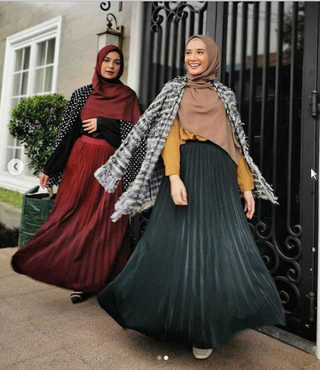 Zaskia dan Shireen, Duo Jelita Sungkar yang Asyik dan Solid