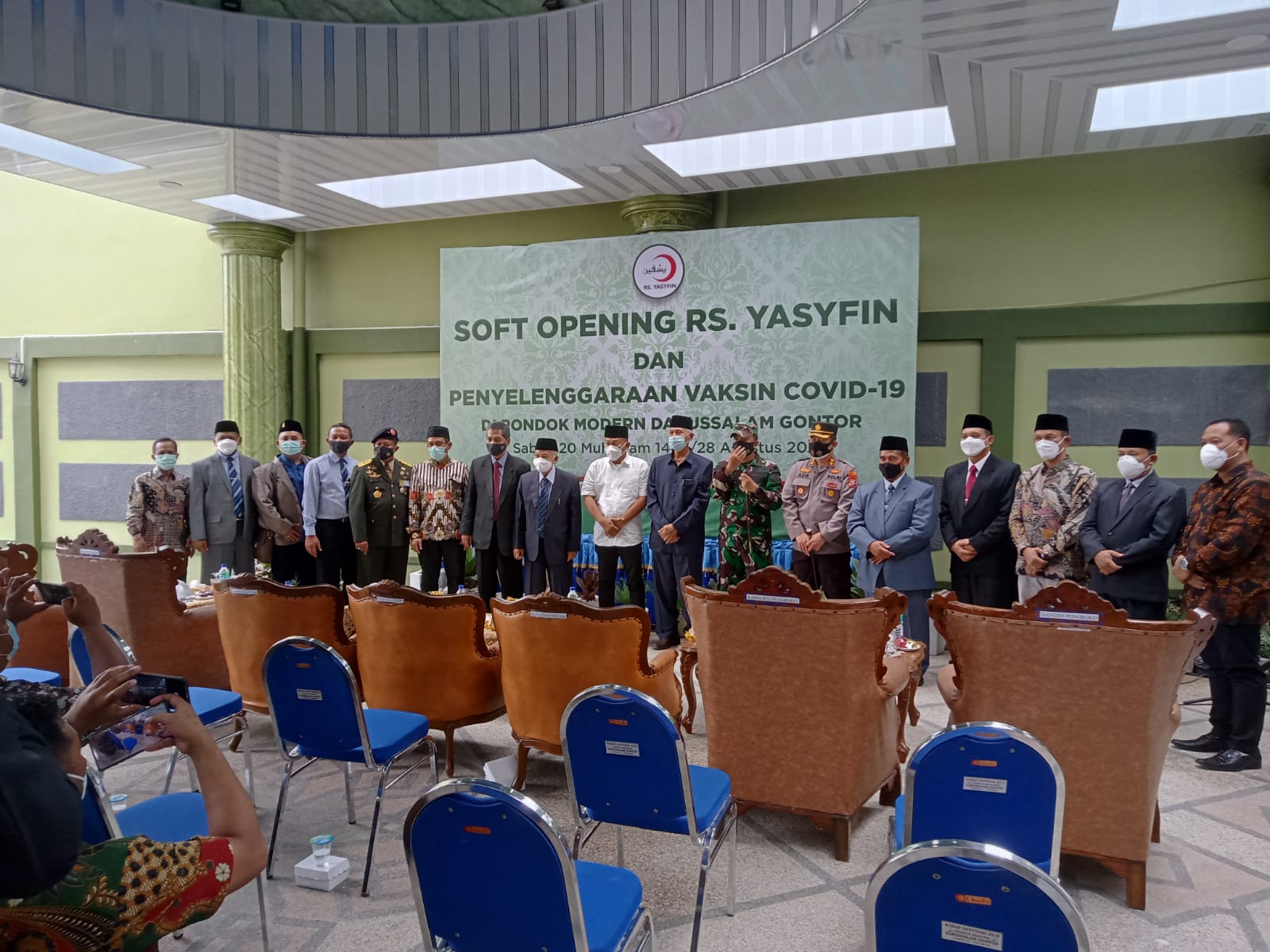 Bantu Upaya Herd Immunity, PMDG Gelar Vaksinasi dan Soft Opening RS Yasyfin