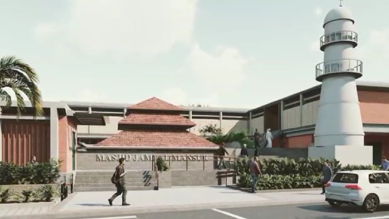 Sejarah Masjid Jami Al Mansur dan Potret Bangunan yang Orinisil Sampai Sekarang