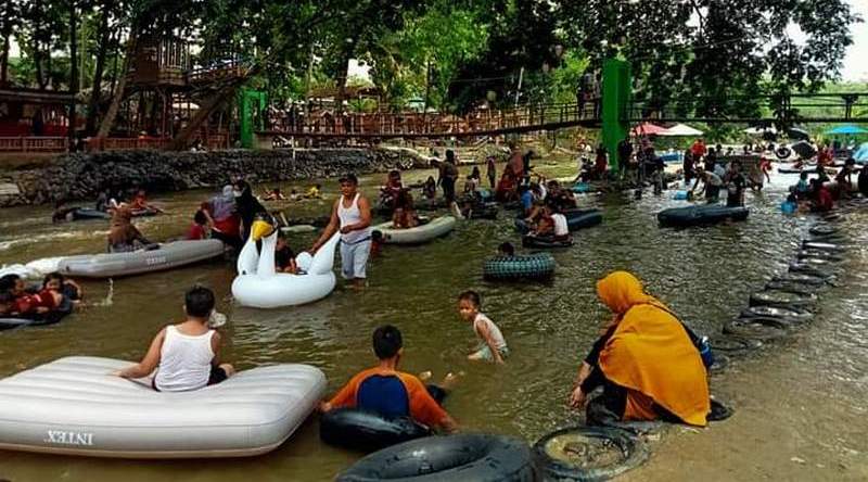 Wisata Pesona Garda di Pringapus, Tawarkan Serunya River Tubing