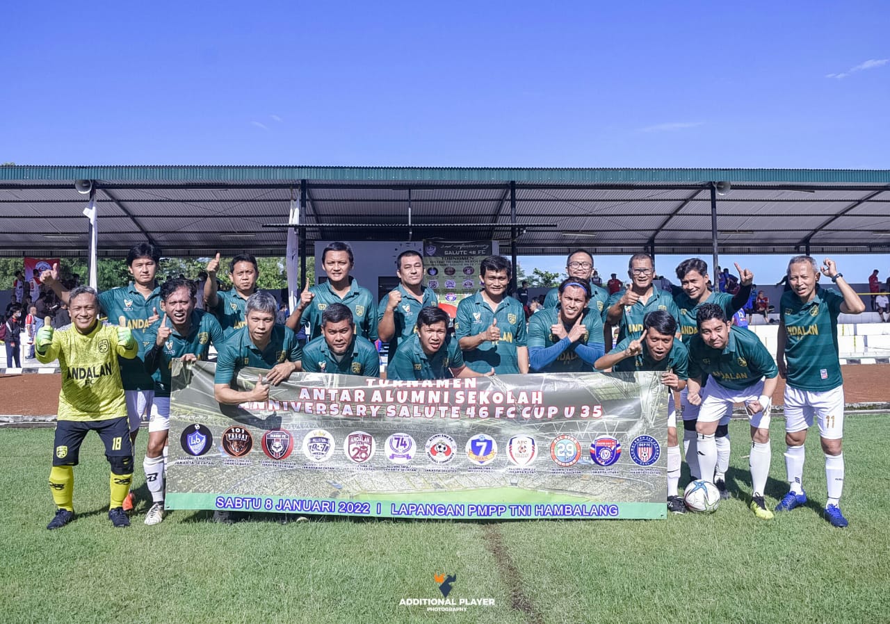 Silaturahmi dan Sportivitas Hangatkan Kompetisi Sepak Bola Salute 46 FC