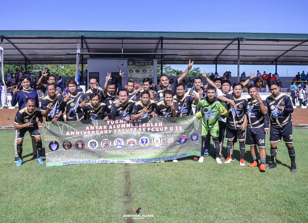 Silaturahmi dan Sportivitas Hangatkan Kompetisi Sepak Bola Salute 46 FC