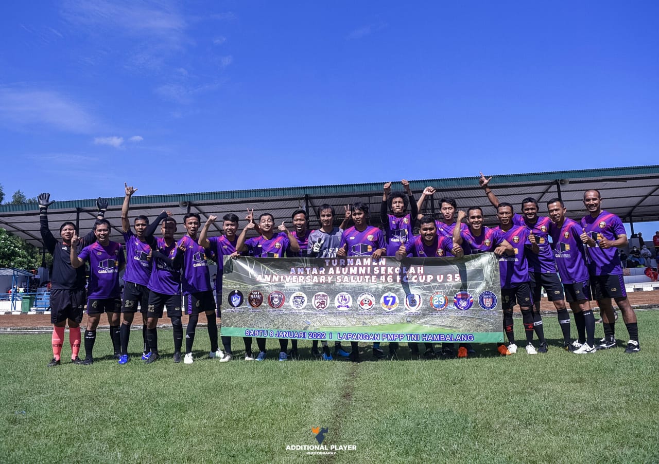 Silaturahmi dan Sportivitas Hangatkan Kompetisi Sepak Bola Salute 46 FC