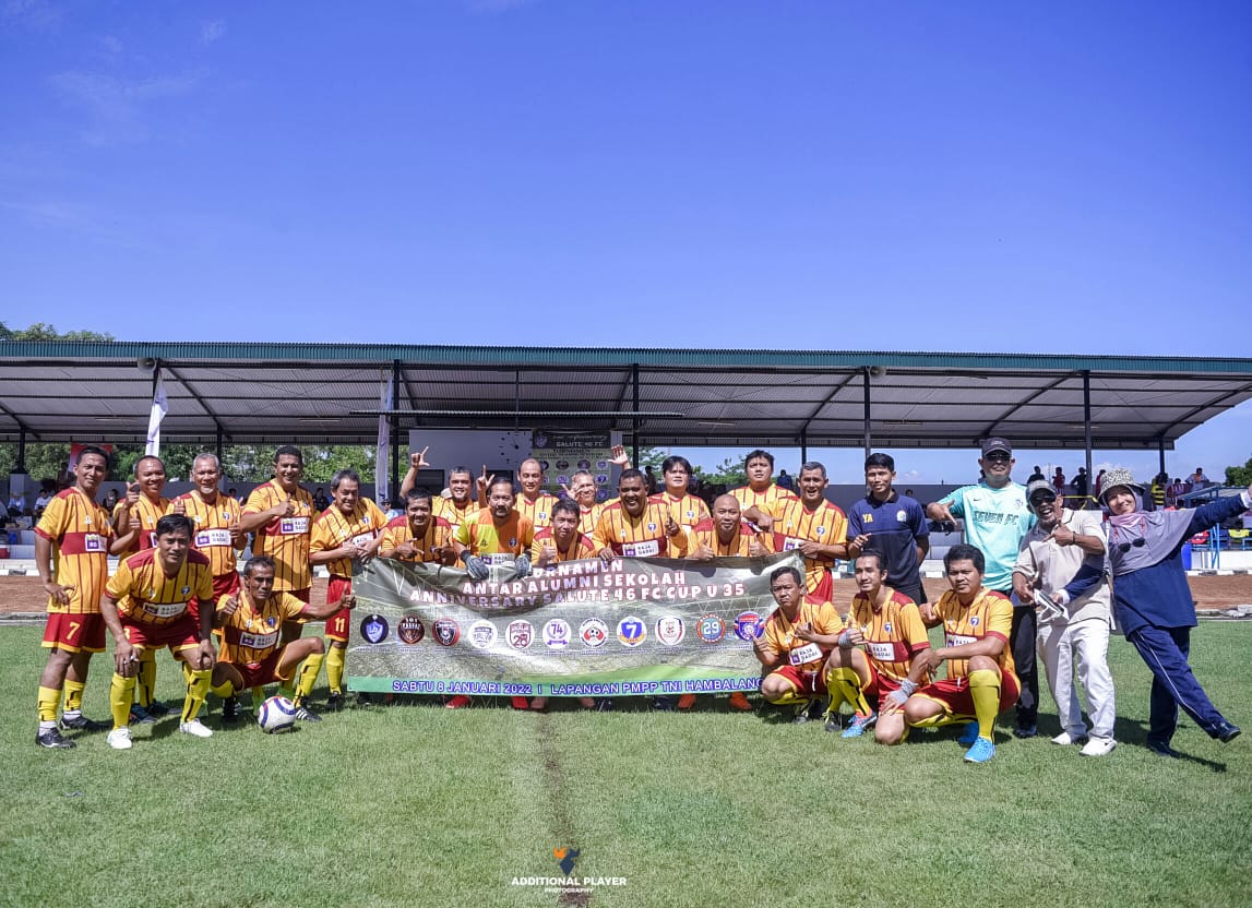 Silaturahmi dan Sportivitas Hangatkan Kompetisi Sepak Bola Salute 46 FC