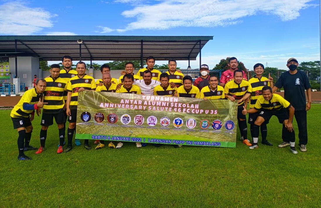 Silaturahmi dan Sportivitas Hangatkan Kompetisi Sepak Bola Salute 46 FC