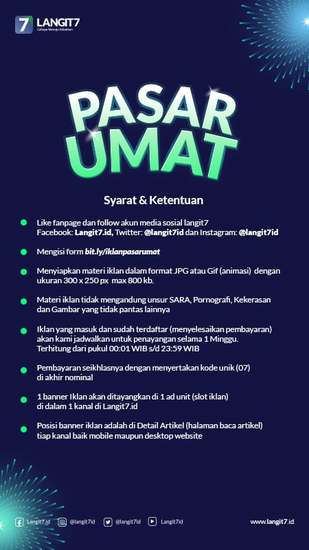 Langit7 Gelar Program Pasar Umat, Bayar Seikhlasnya