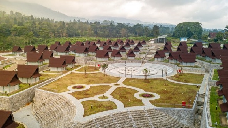 Penampakan Rest Area Gunung Mas Puncak, Luasnya 7 Hektare