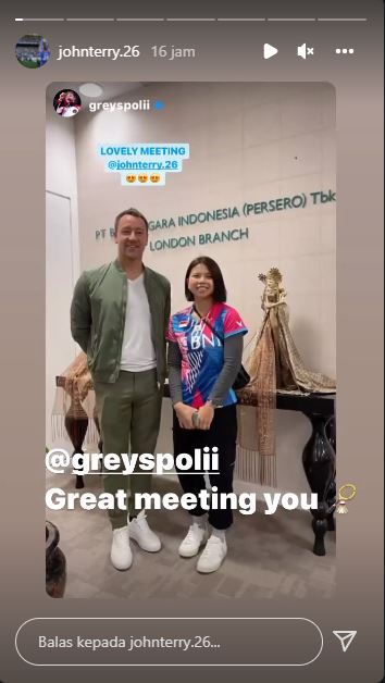 Momen Daniel-Greysia Bertemu John Terry di London