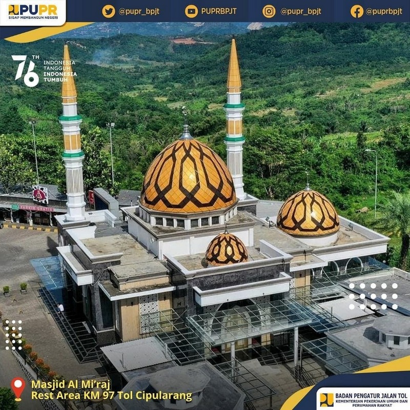 Ragam Masjid dengan Desain Unik di Rest Area Jalan Tol