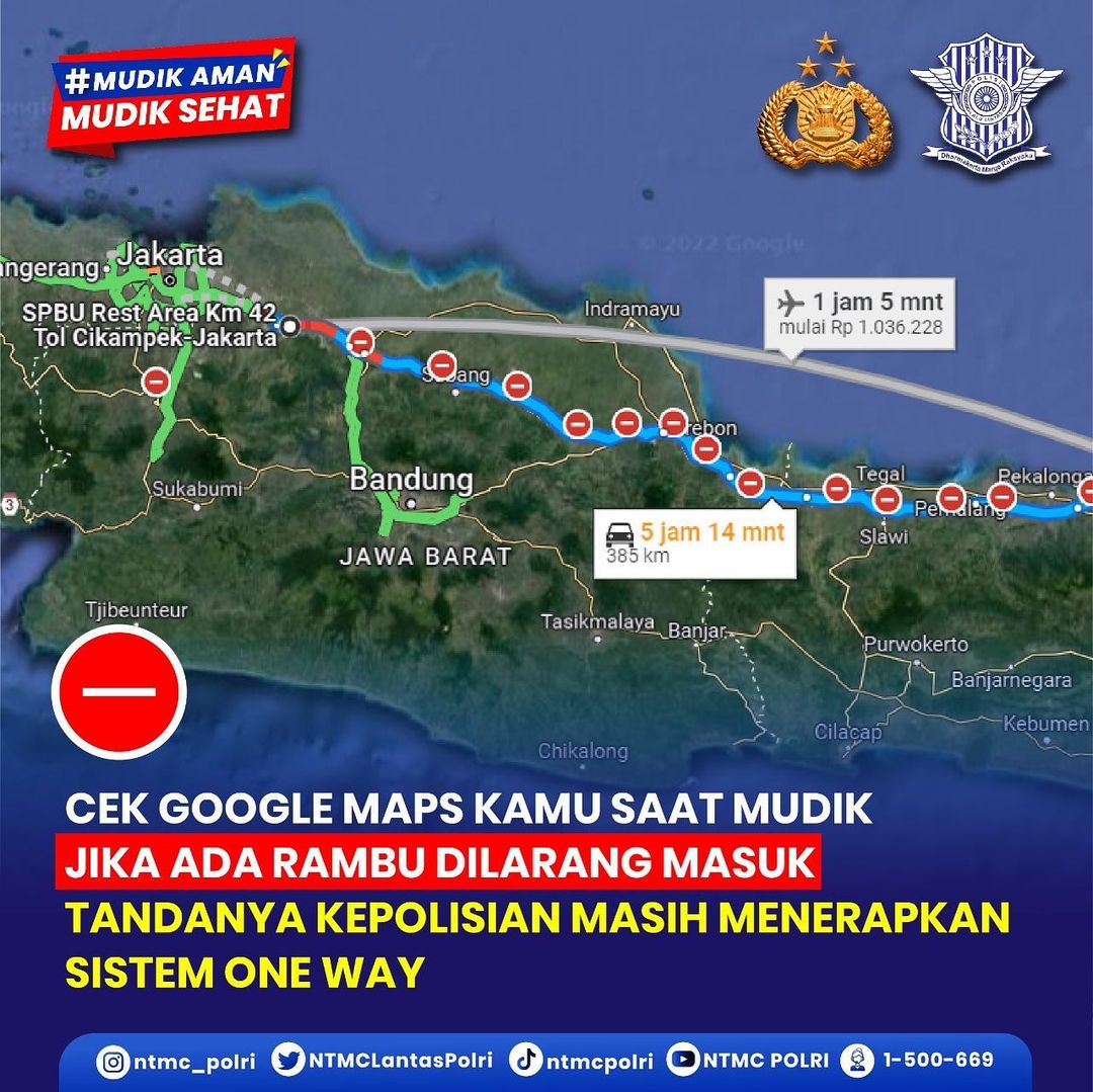Cara Mengetahui Situasi Arus Mudik dengan Google Maps