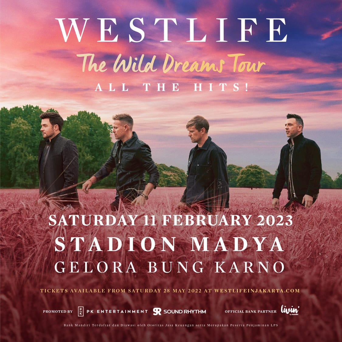 Umumkan Tur Dunia, Westlife Sambangi Indonesia Tahun Depan