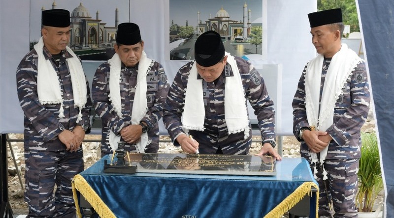 KSAL Resmikan Masjid AL-Furqon STTAL Bumimoro Surabaya