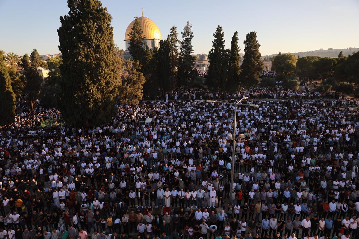 Masya Allah, 150 Ribu Umat Islam Shalat Id di Masjid Al-Aqsa