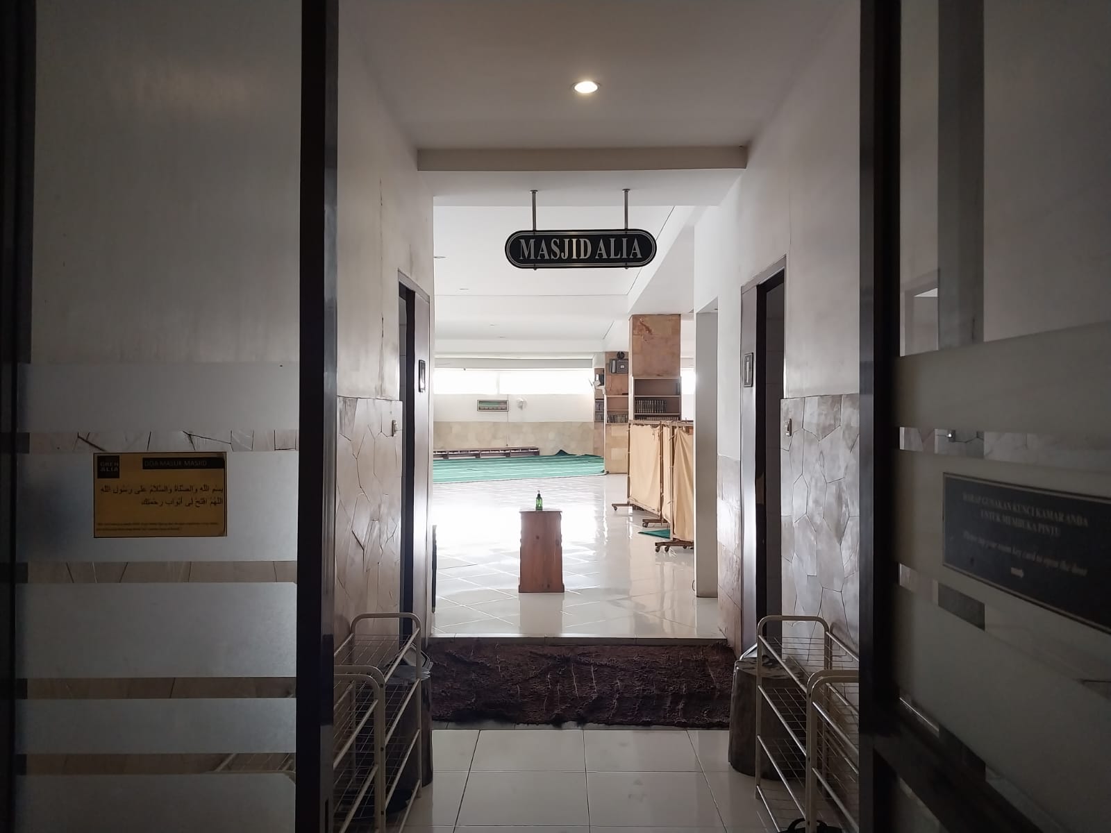 Masjid Hotel Alia Miliki Area Luas dan Berkonsep Terbuka