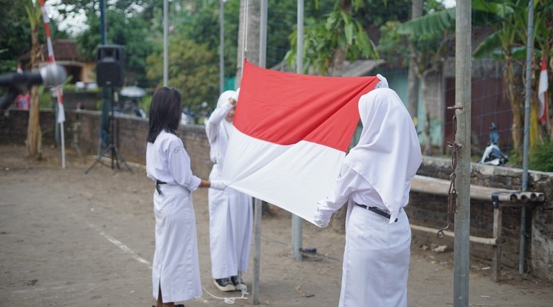 HUT ke-77 RI, Pererat Toleransi dan Persatuan Warga Sawahan Jogja