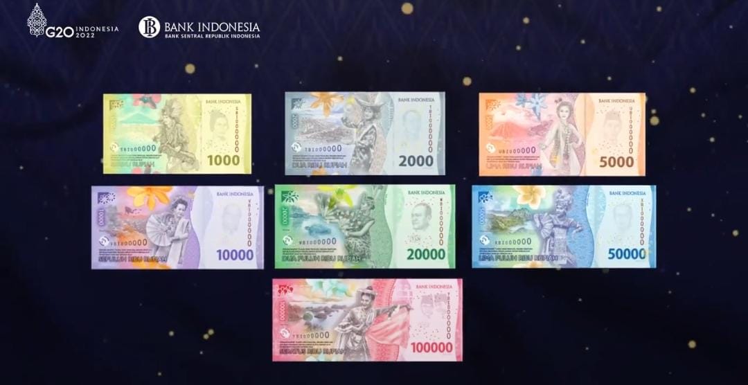 Bank Indonesia Luncurkan Uang Rupiah Baru, Begini Penampilannya