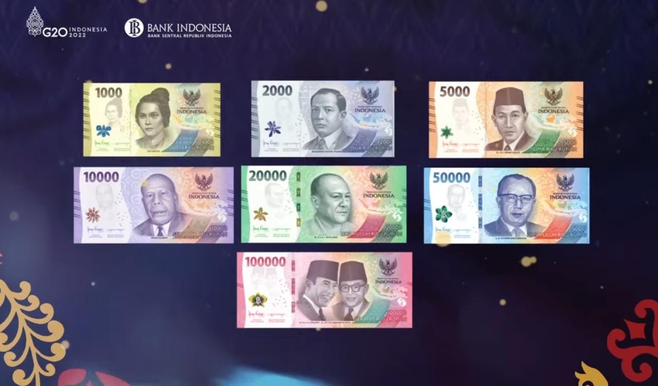 Bank Indonesia Luncurkan Uang Rupiah Baru, Begini Penampilannya