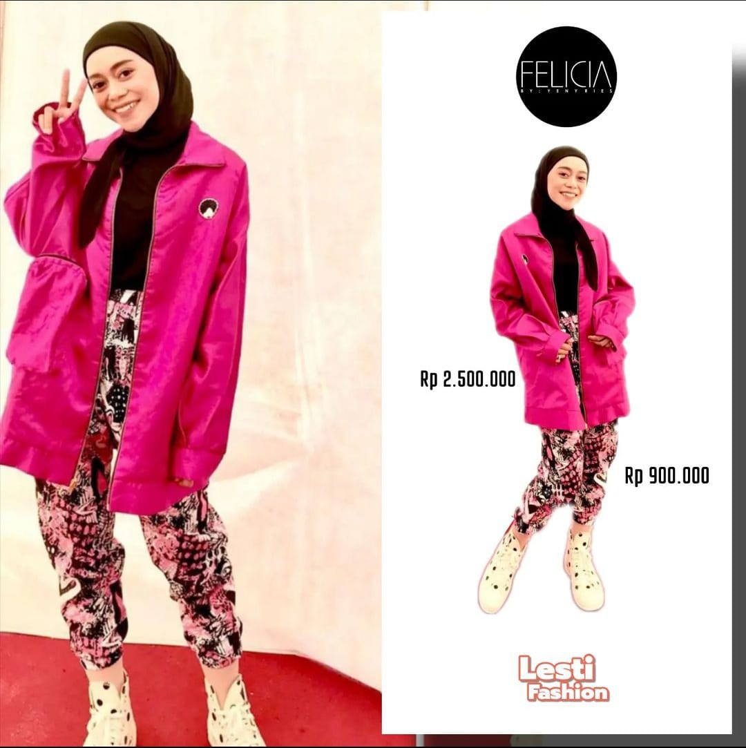 Tampil Chic dengan Warna Pink, Segini Harga Baju Lesti Kejora