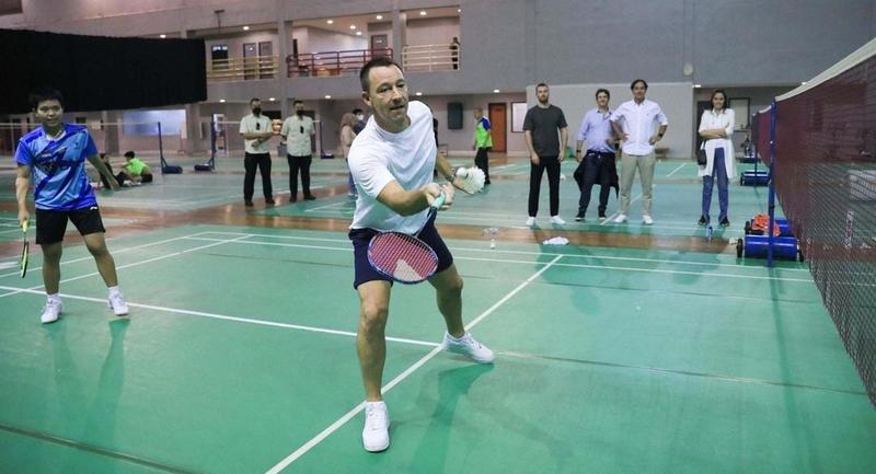 John Terry dan Nesta Keliling Sarinah hingga Kunjungi Pelatnas PBSI