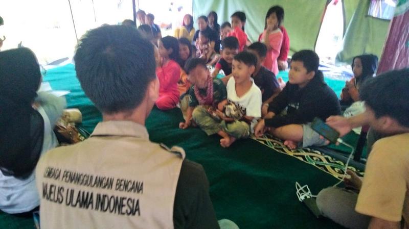 LPB MUI Gandeng Indonesia Care dan MDMC Dirikan Masjid Darurat di Cianjur