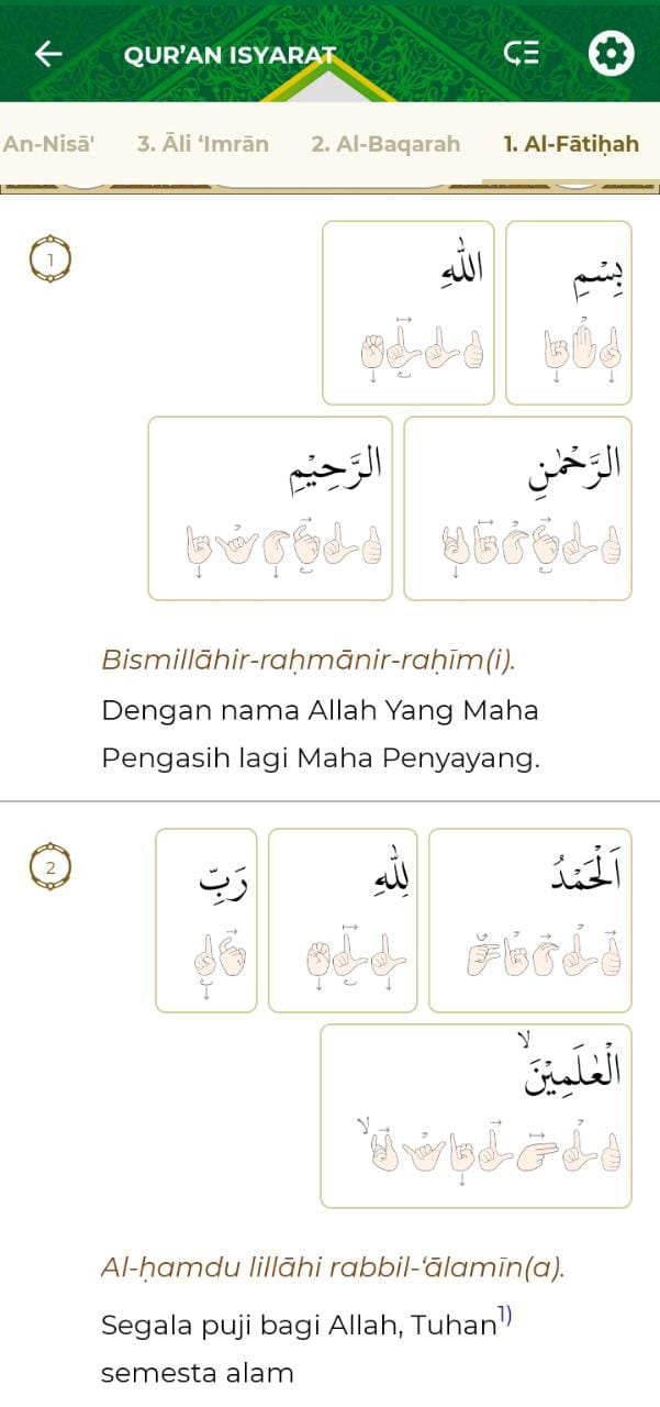 Kemenag Luncurkan Aplikasi Al-Quran Berbahasa Isyarat untuk Tunarungu