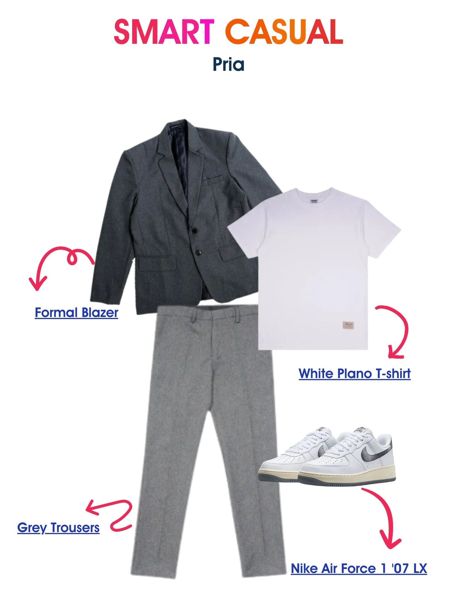 3 Gaya Fesyen dari Meeting hingga Hangout, Makin Trendy dengan Nike Air Force 1