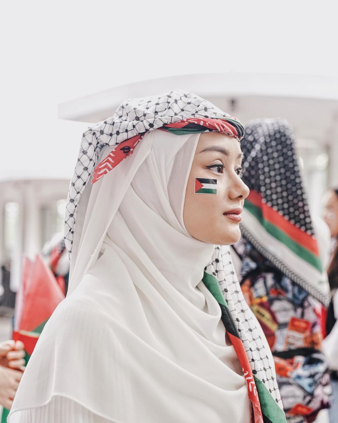 7 Artis Kompak Ikut Aksi Bela Palestina, Intip Outfitnya Yuk!