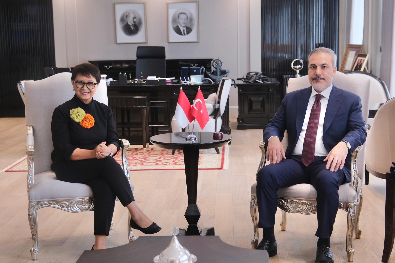 Indonesia dan Turki Komitmen Kerjasama Pertahanan Hingga Perdamaian Palestina