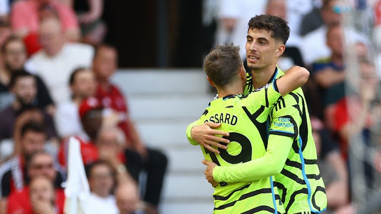 Leandro Trossard Bawa Unggul Arsenal 0-1 atas Manchester United di Babak Pertama