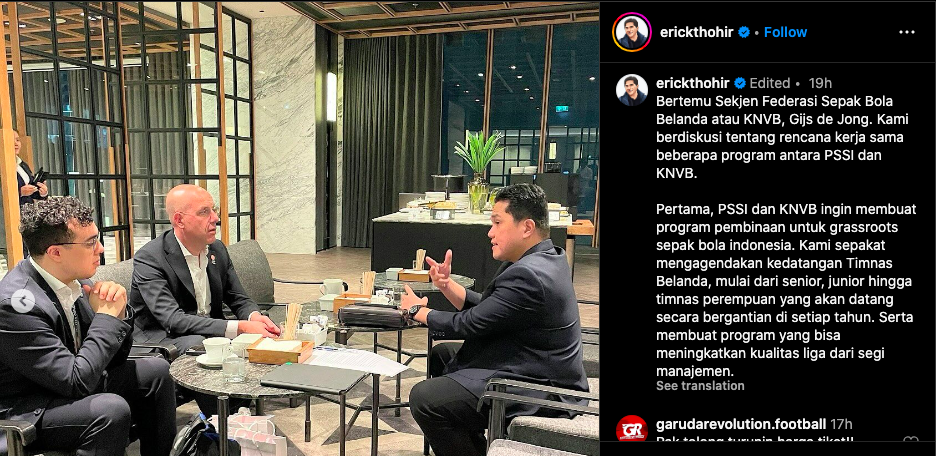 PSSI dan KNVB Bakal Datangkan Timnas Belanda ke Indonesia