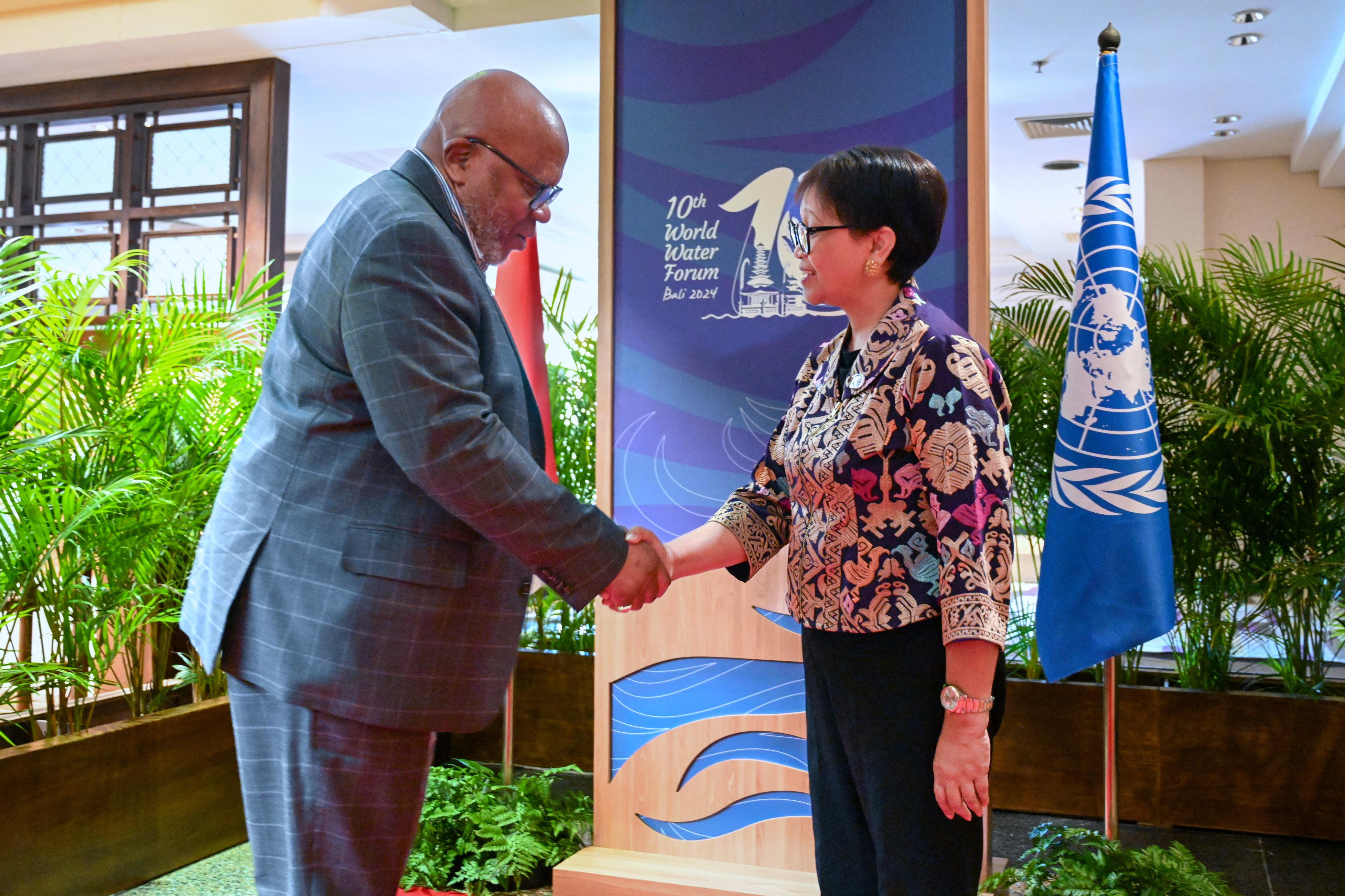 Menlu RI Bertemu Presiden SMU PBB Bahas Isu Palestina & Perubahan Iklim