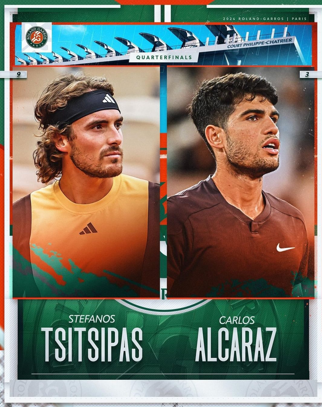 Alcaraz, Tsitsipas, Sinner Susul Djokovic, Swiatek Menang Dengan Waktu Terpendek