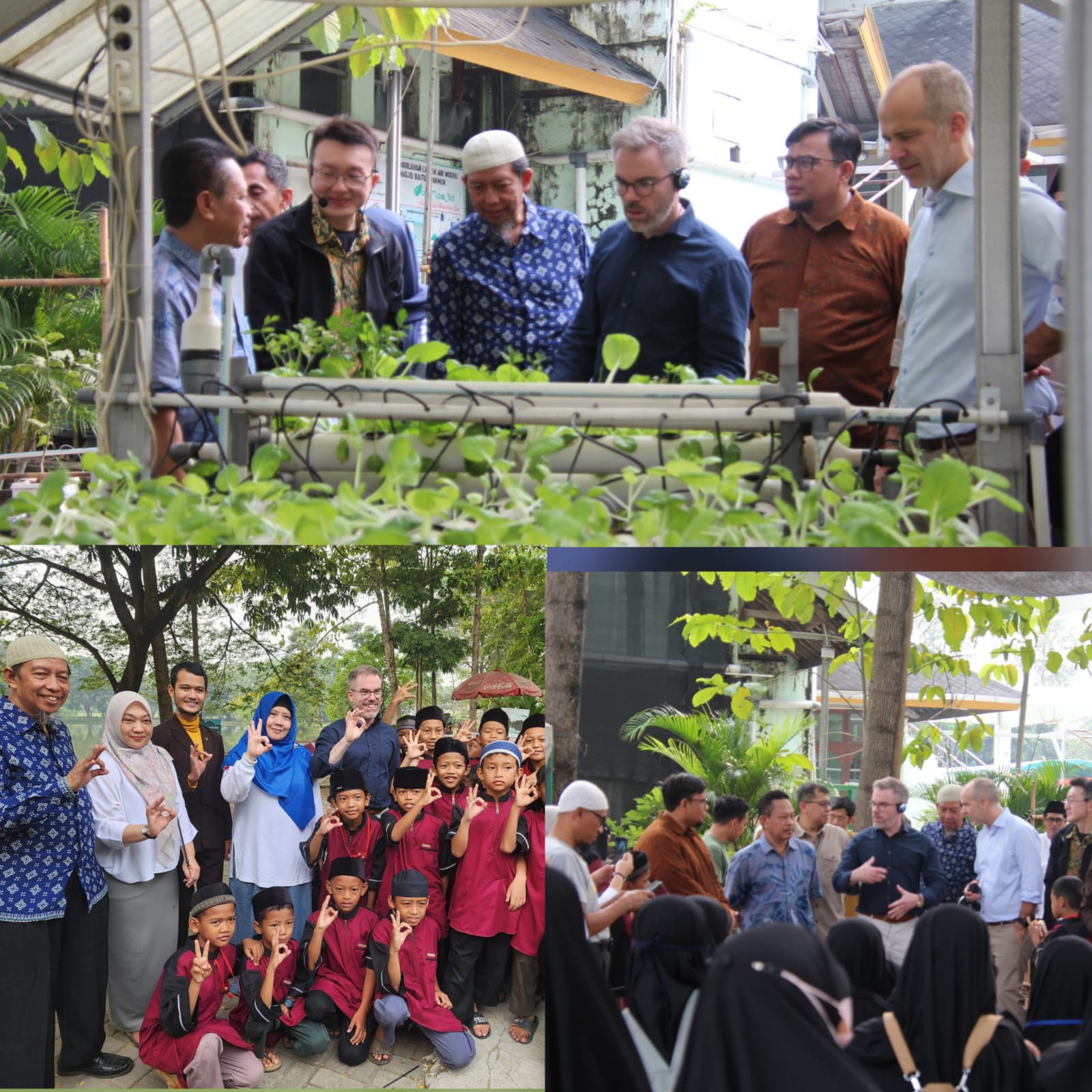 Kedubes dan Kementerian Lingkungan Hidup Norwegia Kunjungi Masjid Baitul Makmur
