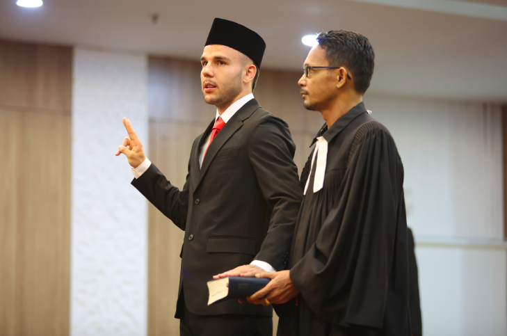 Calvin Verdonk Resmi WNI, Siap Bela Timnas Indonesia