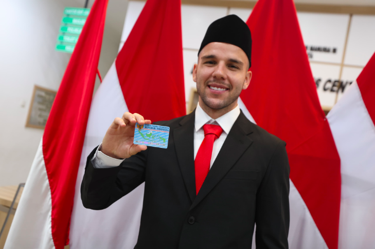 Calvin Verdonk Resmi WNI, Siap Bela Timnas Indonesia