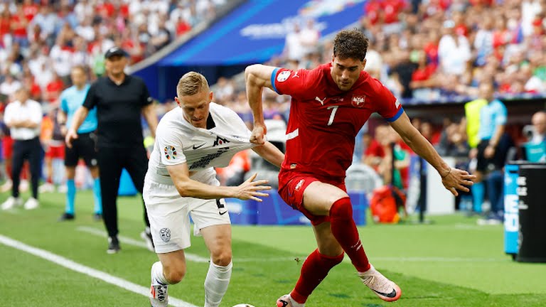 Euro 2024: Serbia Tak Pantang Menyerah, Dramatis Imbangi Slovenia di Menit Akhir