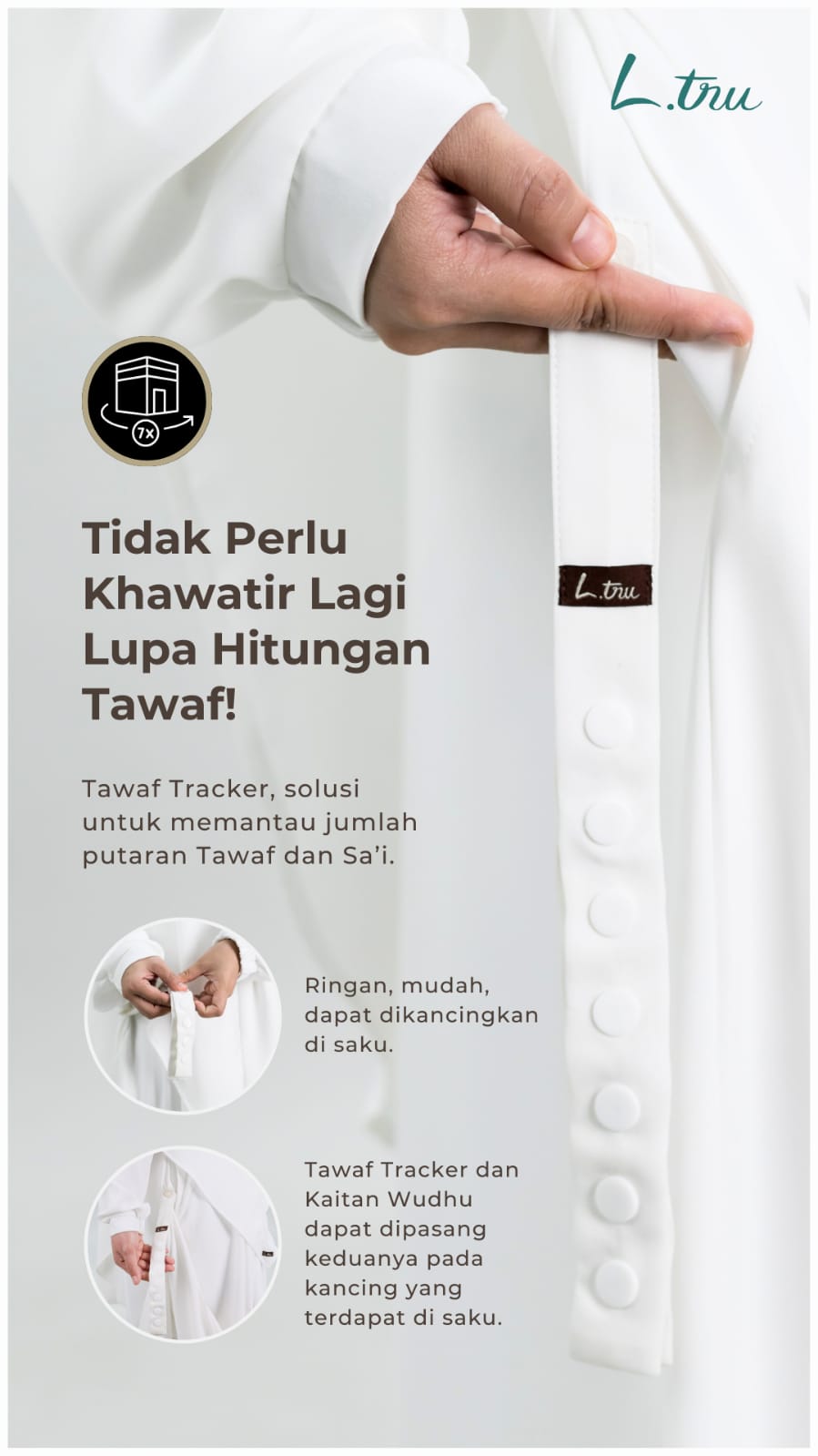 L.Tru Hadirkan Busana Umrah-Haji yang Nyaman dengan Harga Terjangkau