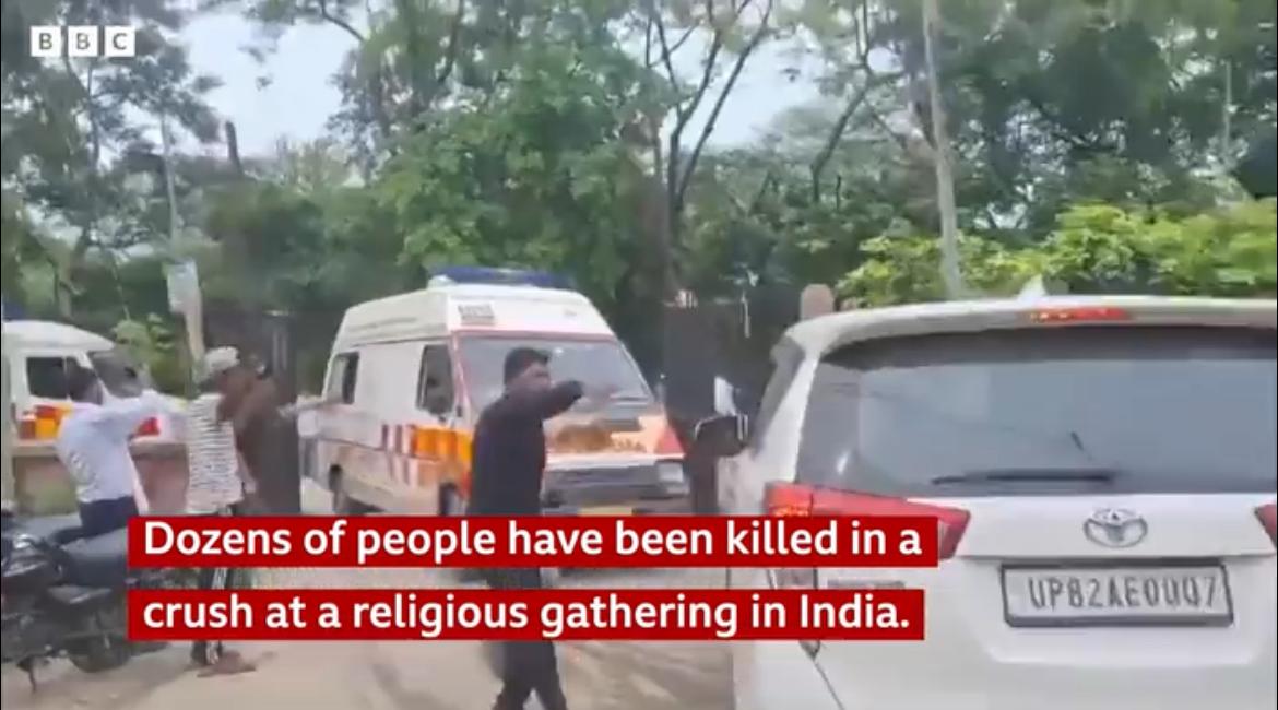 Seratus Orang Lebih Tewas dalam Acara Keagamaan di India